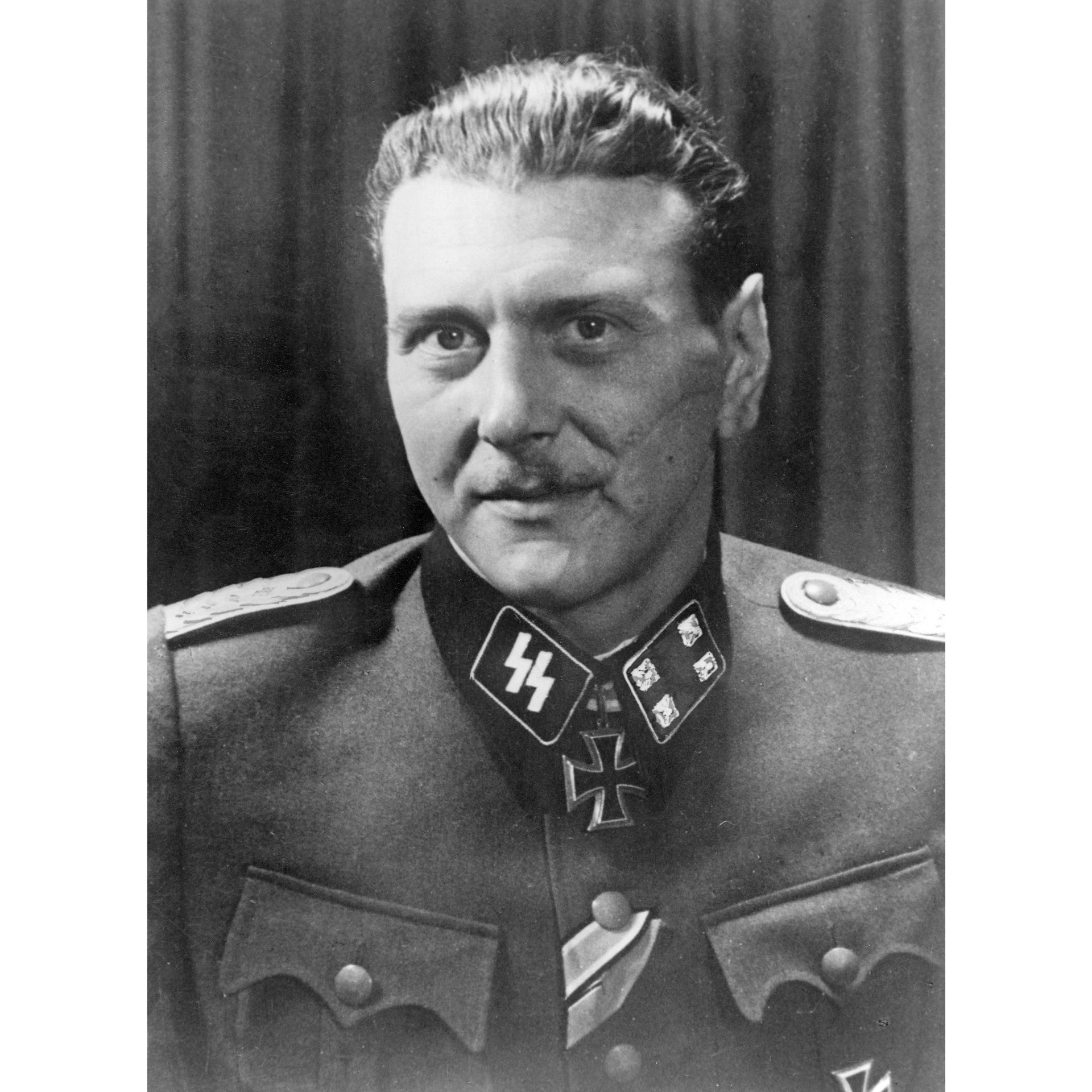 “The Most Dangerous Man In Europe”: Otto Skorzeny after capture in 1945. U.S. National Archives and Records Administration photograph.