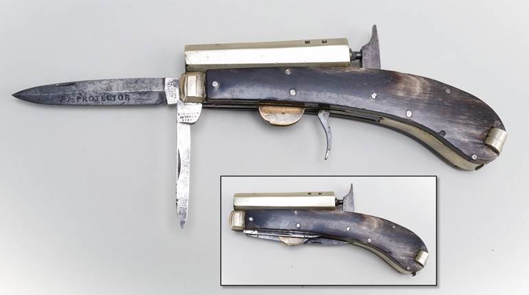 I Have This Old Gun: Rodger’s “Self Protector” Knife Pistol | An Official Journal Of The NRA