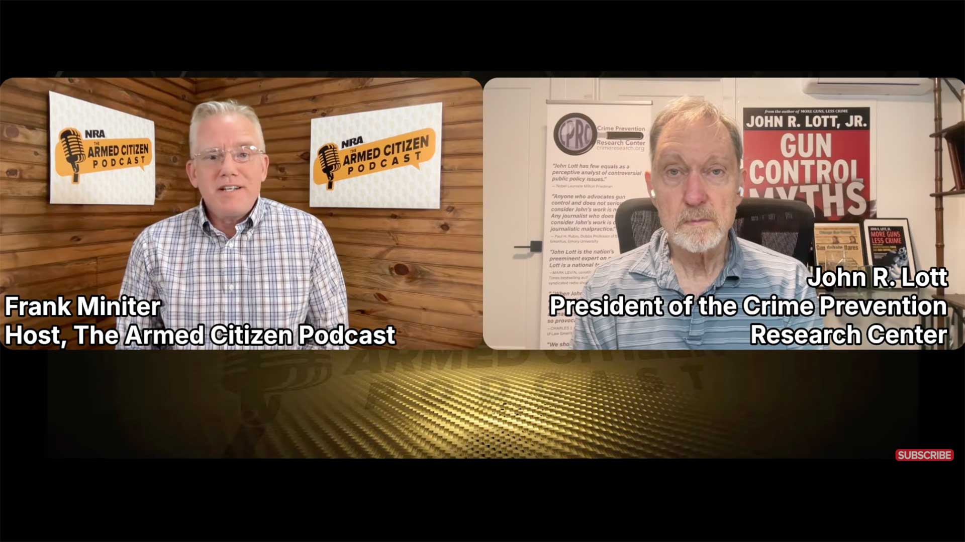 Armed Citizen Podcast John Lott Cdc Dgu Numbers F