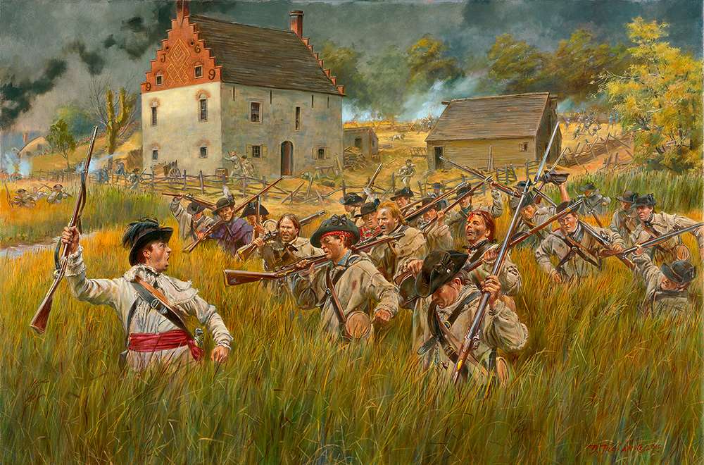 Battle of Long Island in 1776