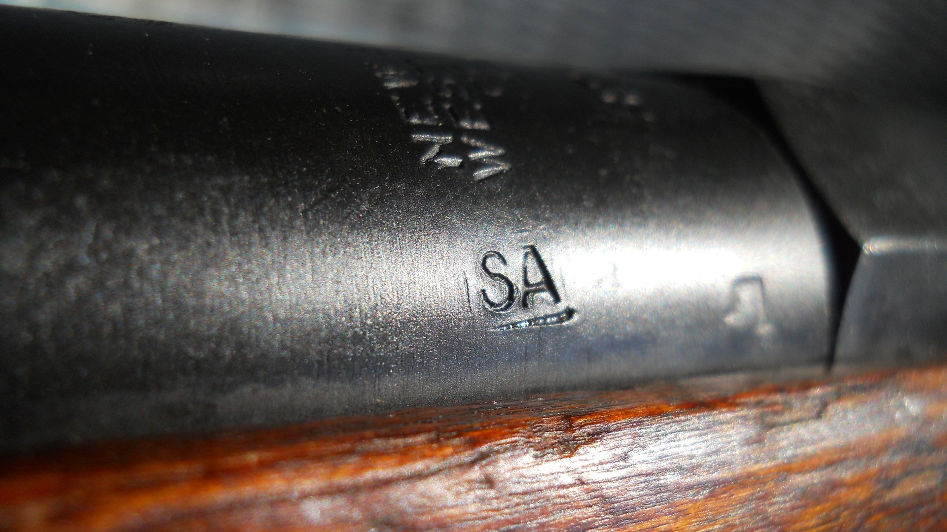 barrel marking on mosin nagant rifle "SA"