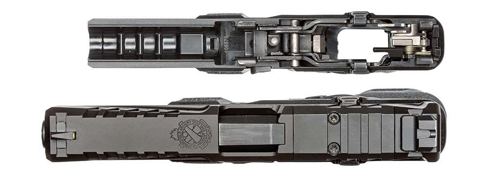 Echelon’s Central Operating Group top-down view of gun pistol internals