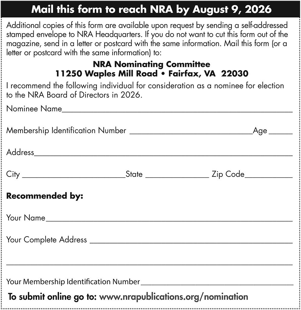Nomination Form