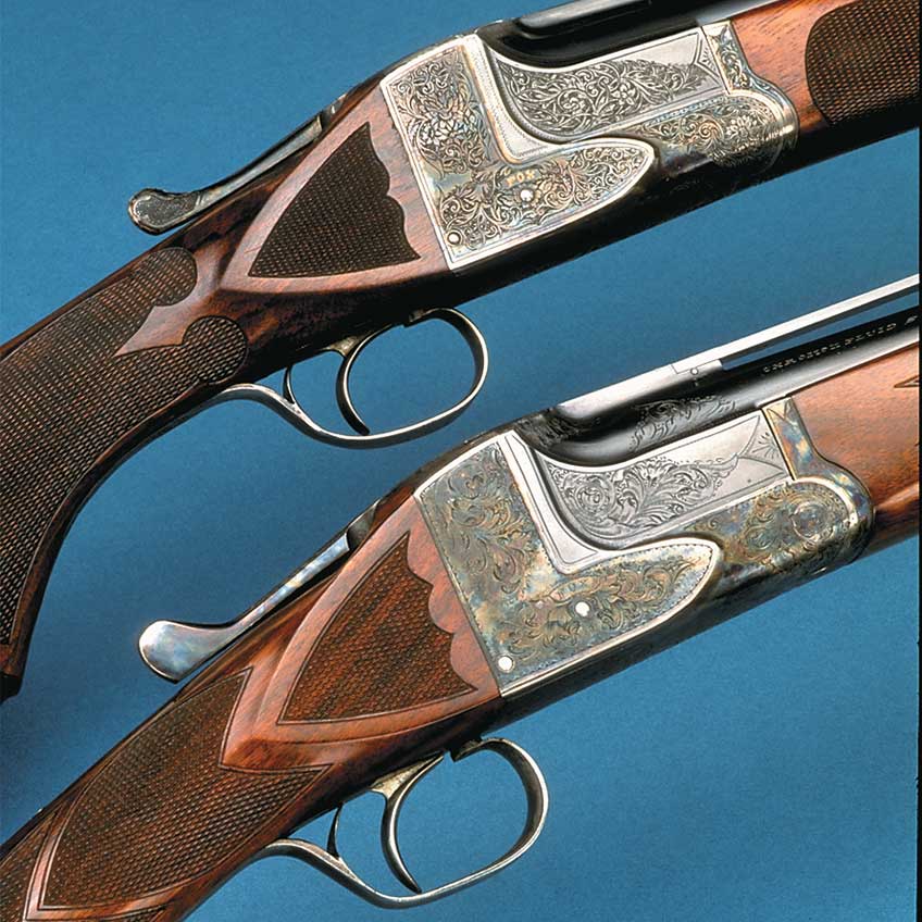 Fox singles were special-purpose guns and relatively few of each grade were ever delivered. An L Grade (top) and a K Grade (above) were one of 75 and 25 such guns shipped, respectively.