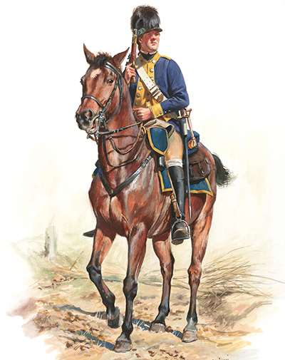 American trooper of Von Heer&#x27;s Provost Light Dragoons