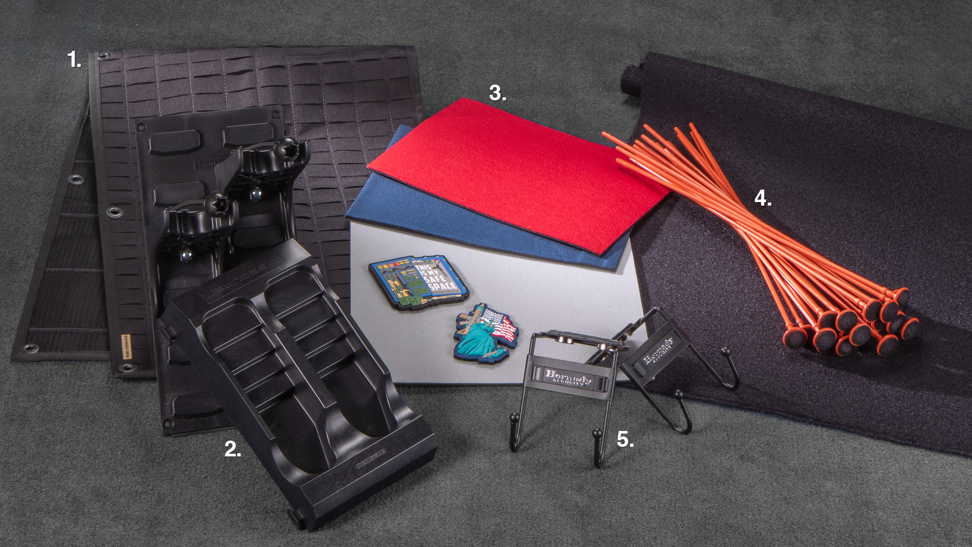 gun safe organization gear