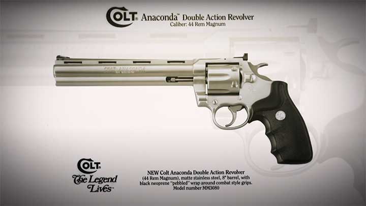 The 8&quot; barrel version of the Colt Anaconda.