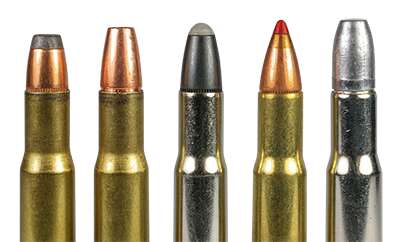 ierra 125-grain Pro-Hunter HP/FN; Barnes 150-grain TSX FN; Combined Technology 150-grain Ballistic Silvertip; Hornady 160-grain FTX; and Redding SAECO 180-grain FPGC