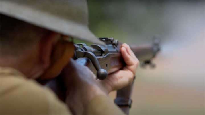 Alvin York preferred open sights, like those on the M1903 shown here, over peep sights.