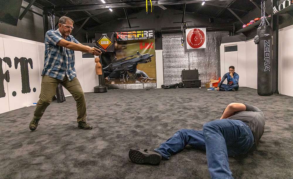 Scenario training with inert guns