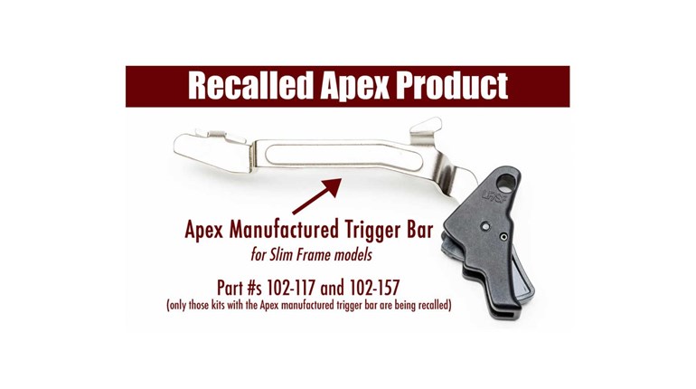 Apex Issues Mandatory Safety Recall | An Official Journal Of The NRA