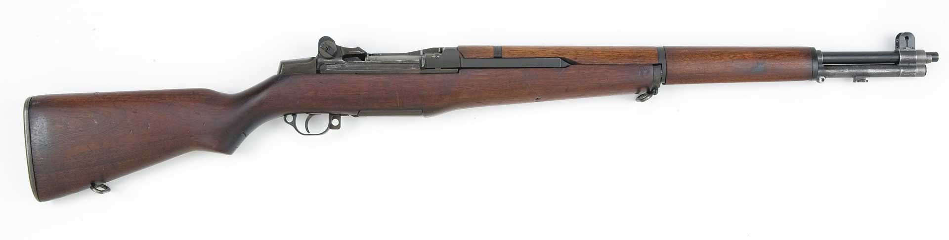 Right side wood rifle brown gun M1 Garand