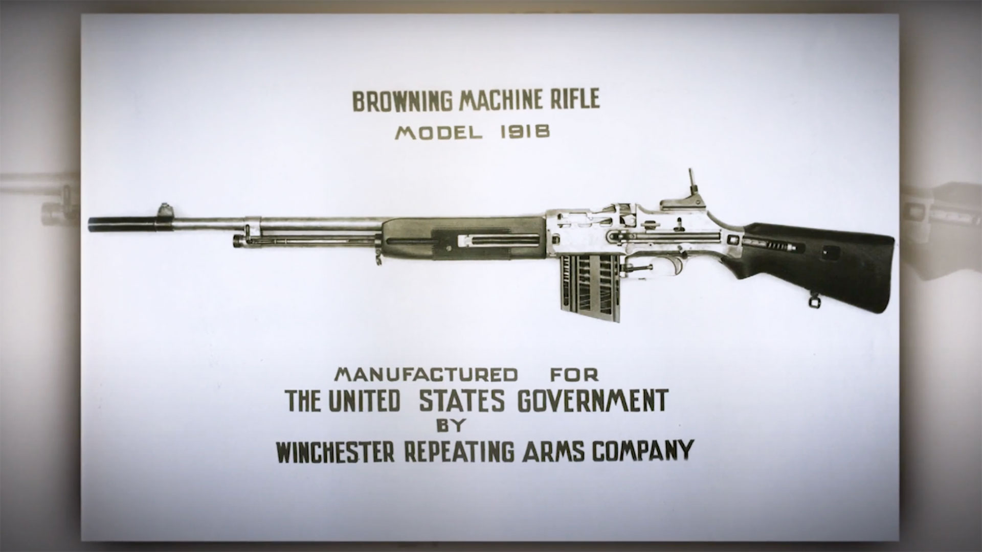 Winchester M1918 BAR cutaway.