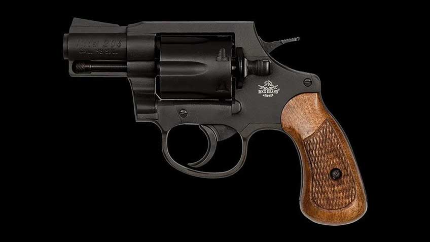 Armscor Rock Island M206 Spurless Revolver 38 Special 2″ Barrel 6-Rounds Black - Sportsmans Gunshop