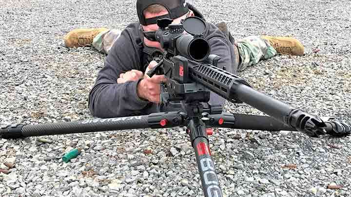 The FALKOR Defense CSS being tested at Echo Valley Training Center.