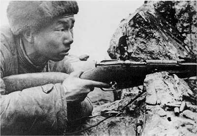 Chinese People’s Army sniper Zang Taofang