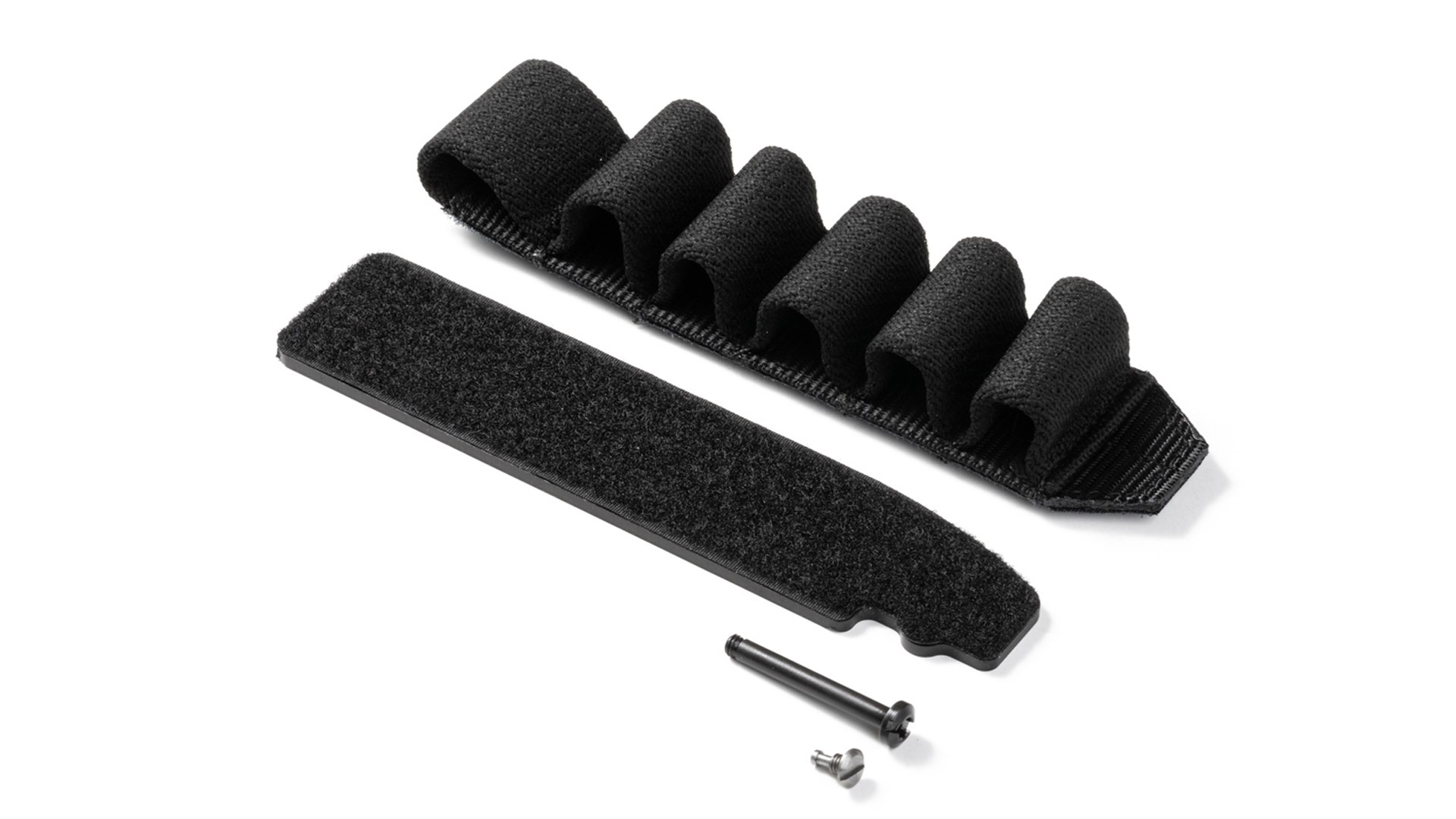 Vang Comp ammunition carrier hook-and-loop backgin shown with screws