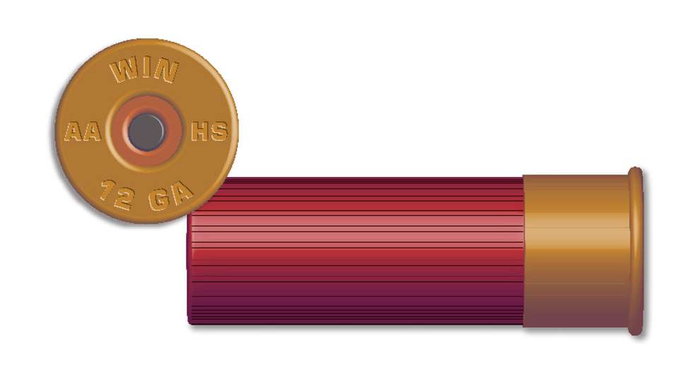 nine Hornady 00 buckshot