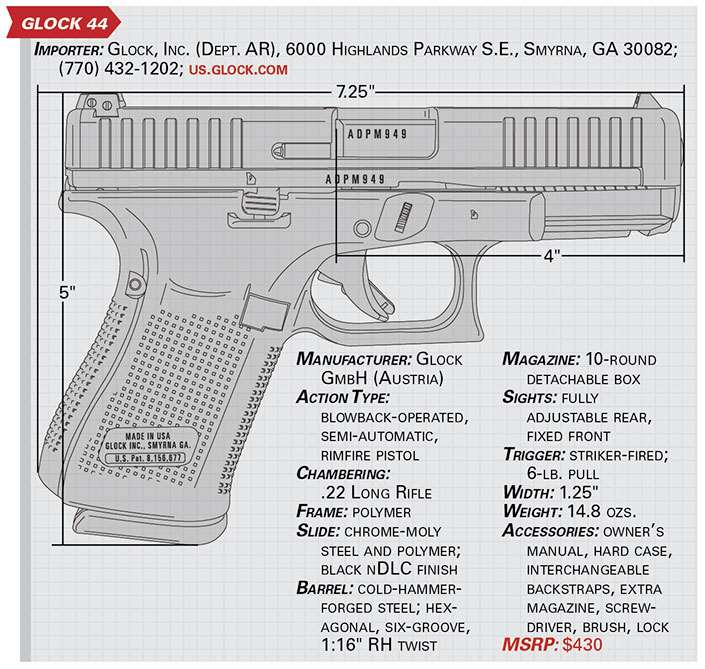 glock 44 specs