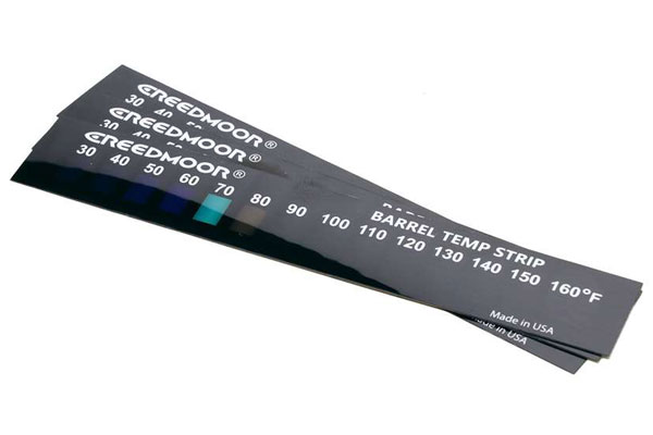 Creedmoor Sports Barrel Temp Strips Are An Inexpensive Way To Monitor Barrel Heat