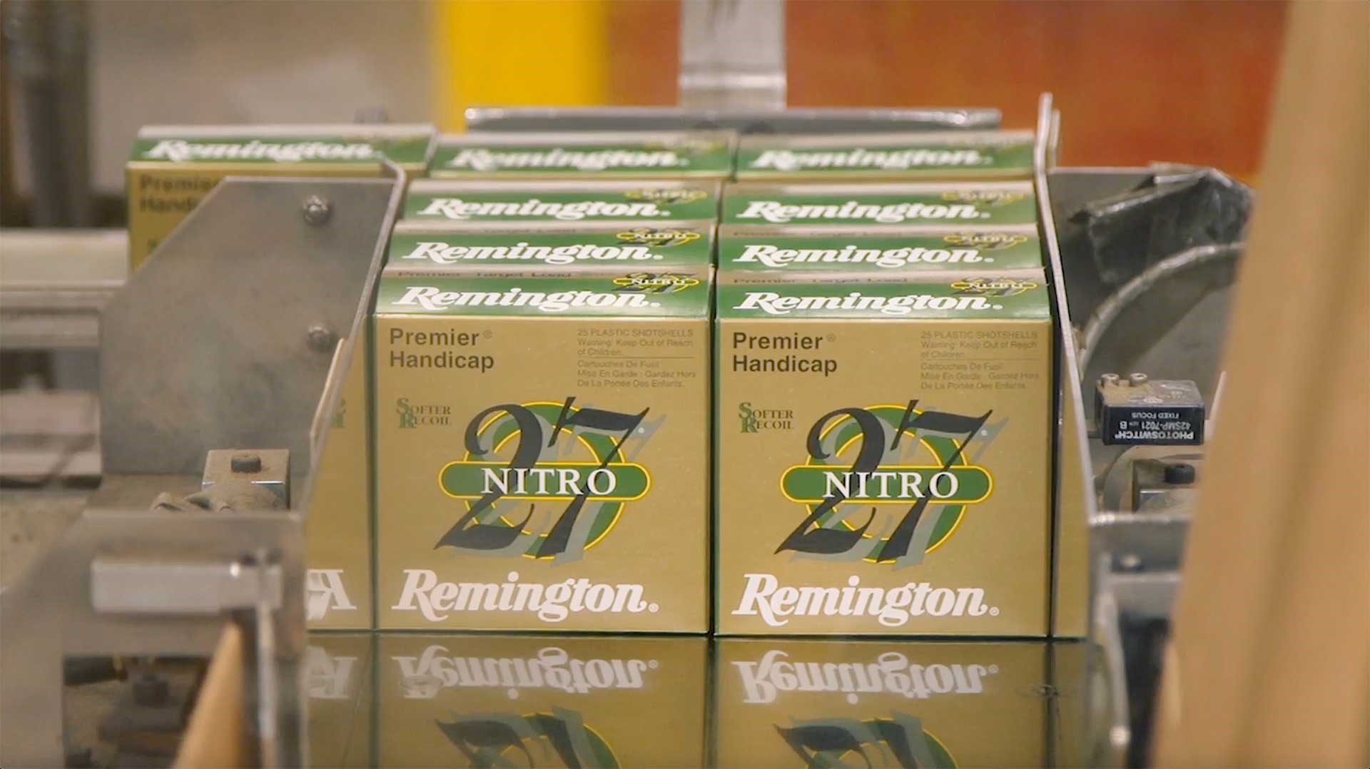 Boxes of Remington Nitro 27 shotshells