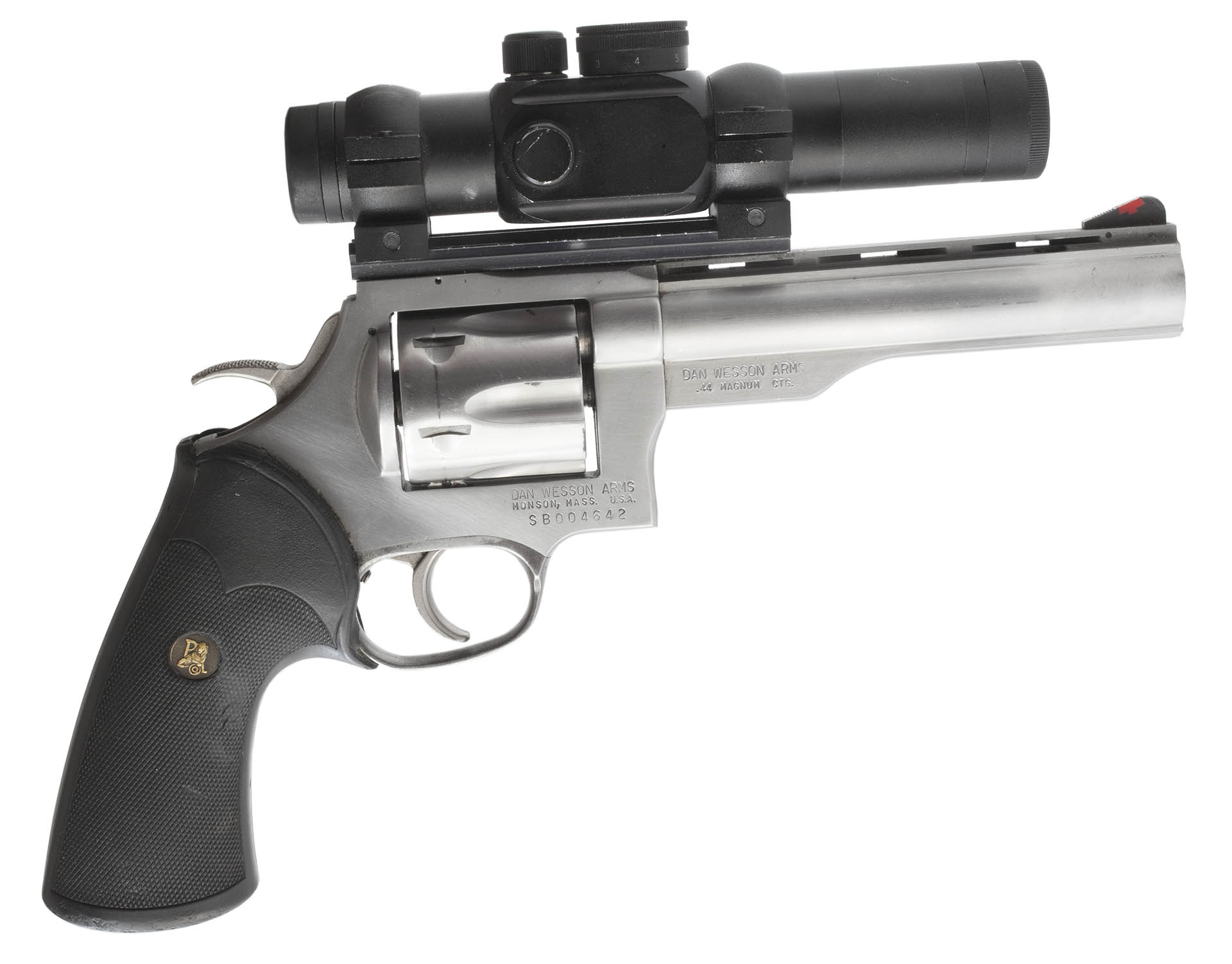 Sometime around 1990, the author had his pet Dan Wesson revolver fitted for hunting with a “cutting edge” red dot, according to the gunsmith who performed the work. It works flawlessly to this day, although it’s about five times longer than today’s higher performance versions.