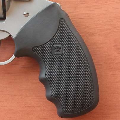 charter arms pug revolver black rubber grips