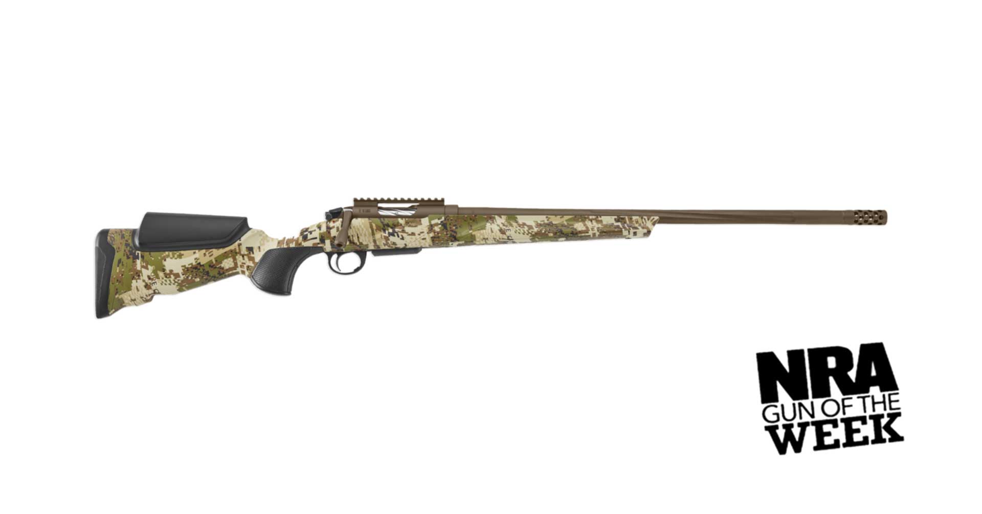 Franchi USA Momentum Elite Varmint .224 Valkyrie bolt-action rifle NRA GUN OF THE WEEK banner