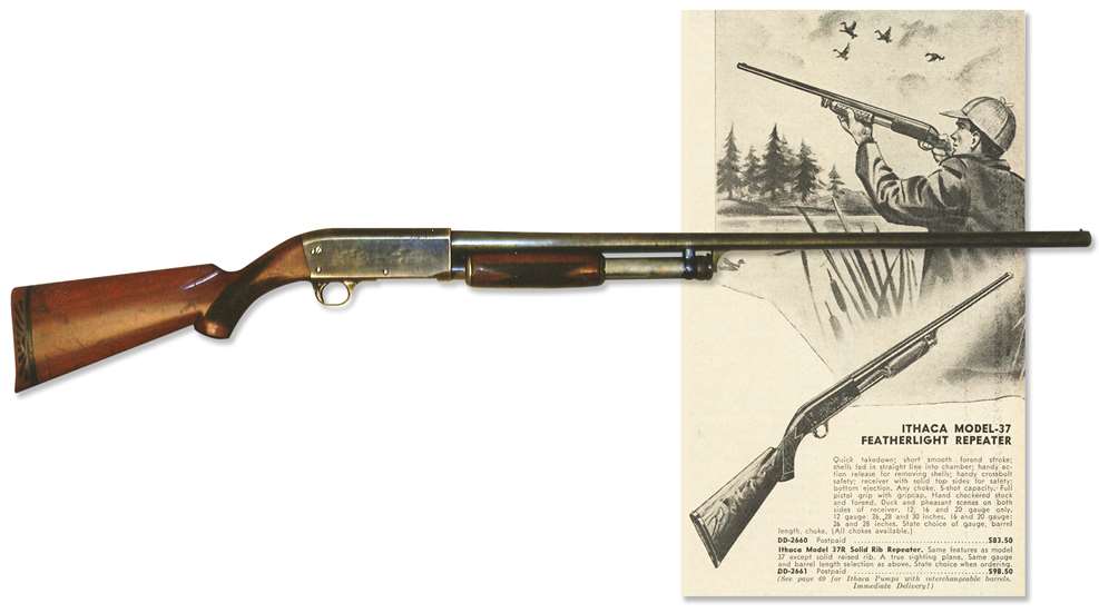 12-ga. Model 37 Ithaca shotgun