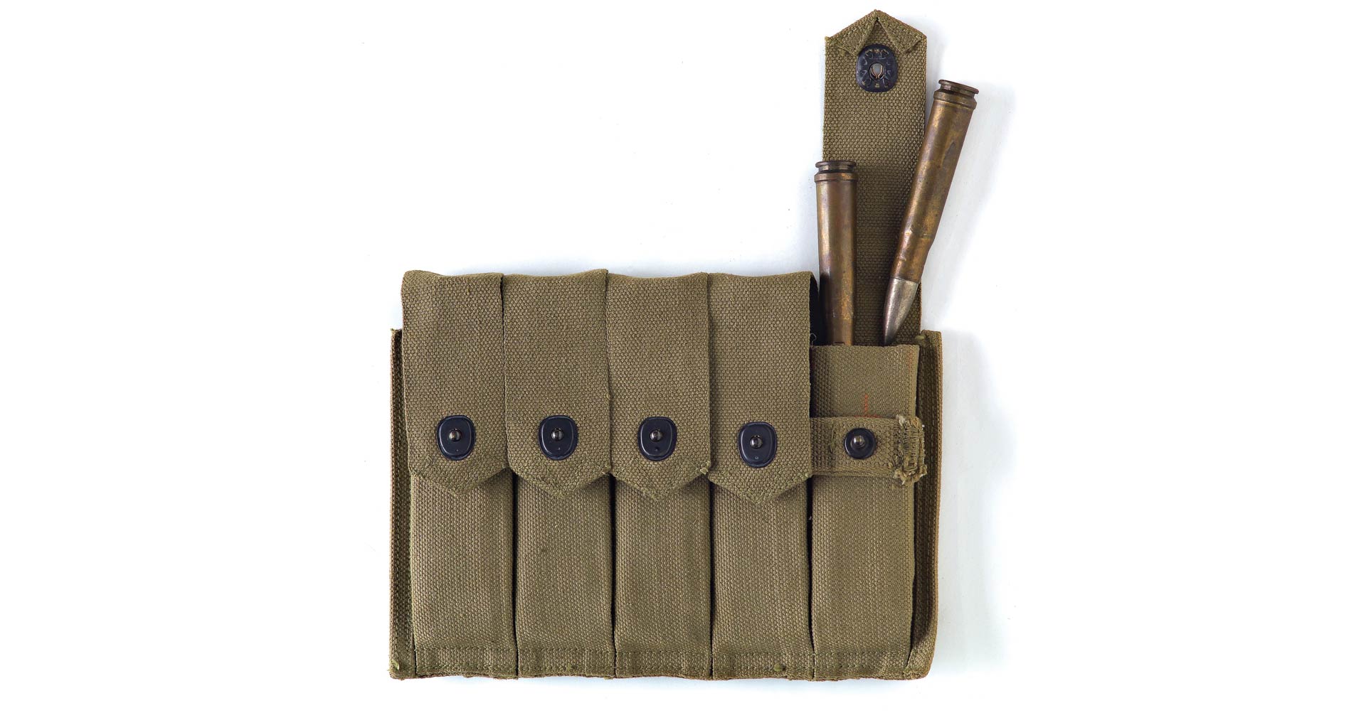 It has been reported that Marine Raiders carried .55 Boys rounds in submachine gun pouches. Two fit nicely in each cell