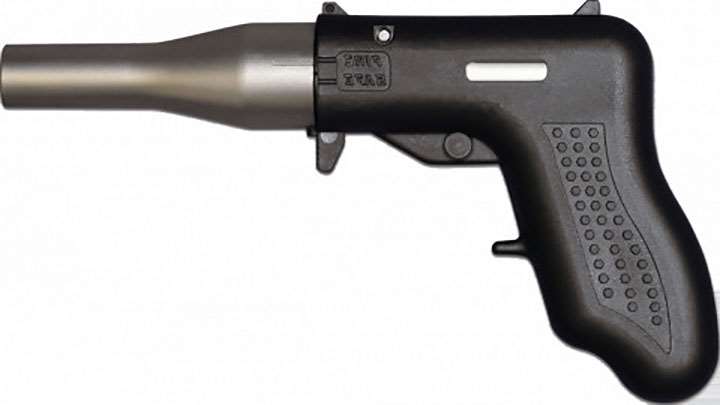 left side altor handgun single-shot black gun