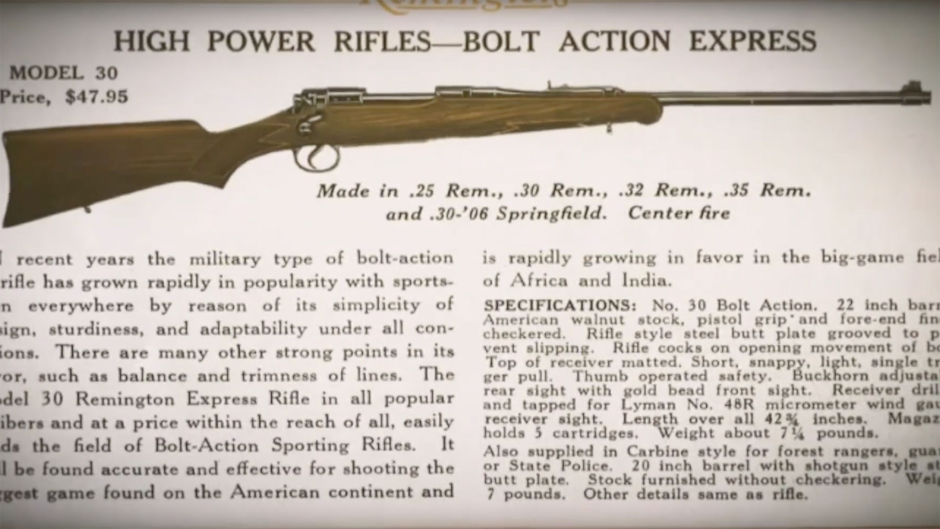 The Remington Model 700 Story | An Official Journal Of The NRA