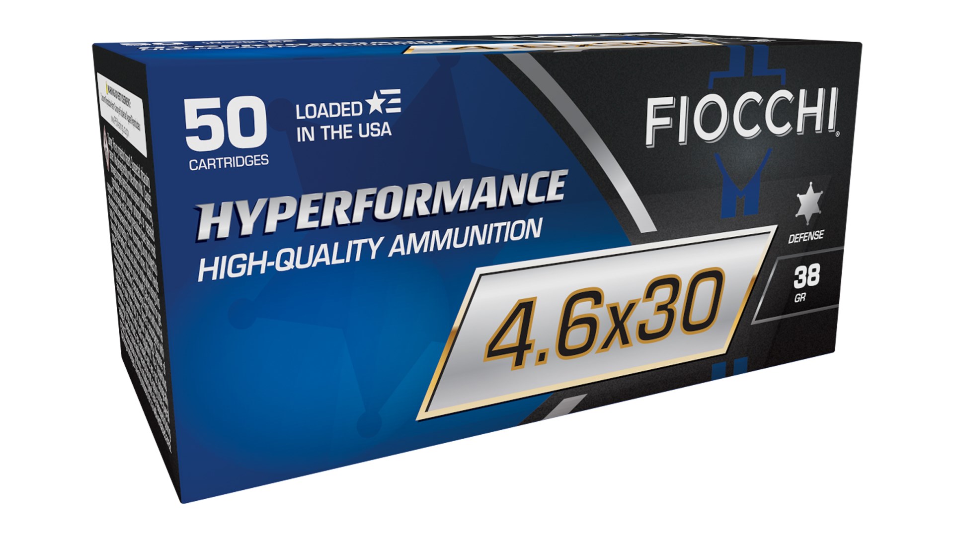 fiocchi 4.6x30 mm hyperformance ammunition packaging SHOT Show 2023 new product announcement