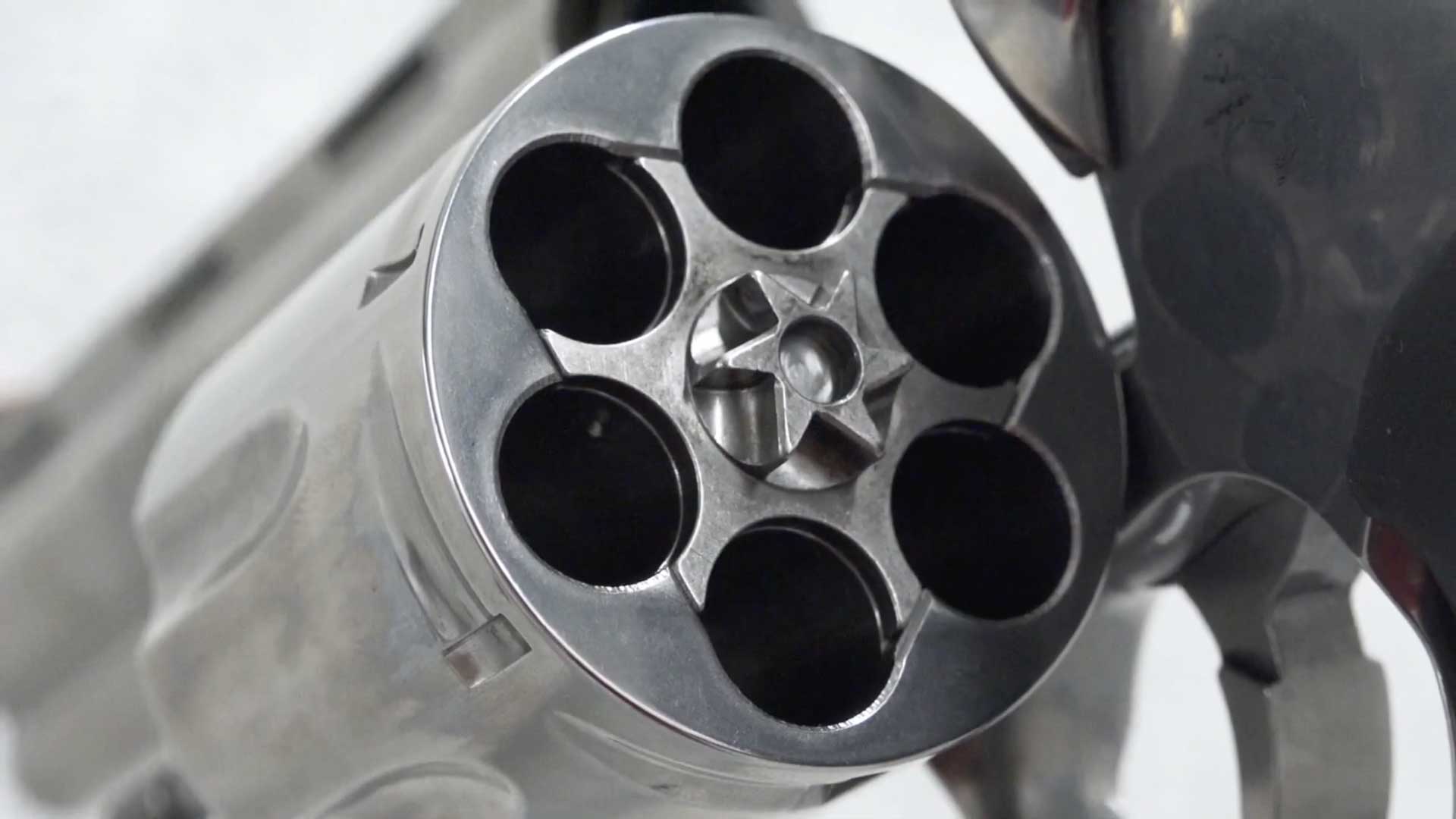 cylinder holes gun parts revolver stainless steel silver black