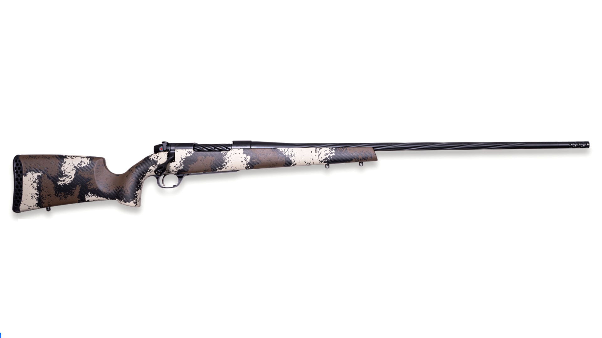 Right side of the Weatherby Mark V High Country rifle.
