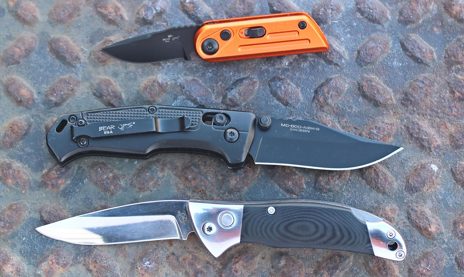 Bear & Sons Cutlery folding knives options for Father's Day.