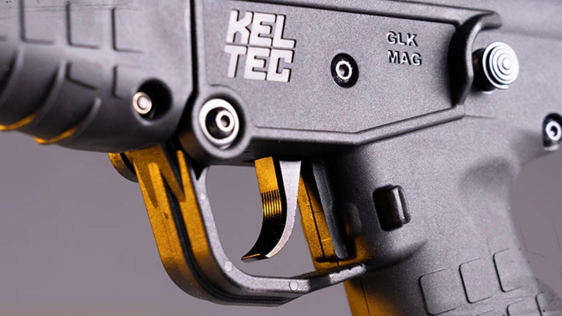 Trigger and magazine release on the KelTec SUB2000 Gen3 carbine.