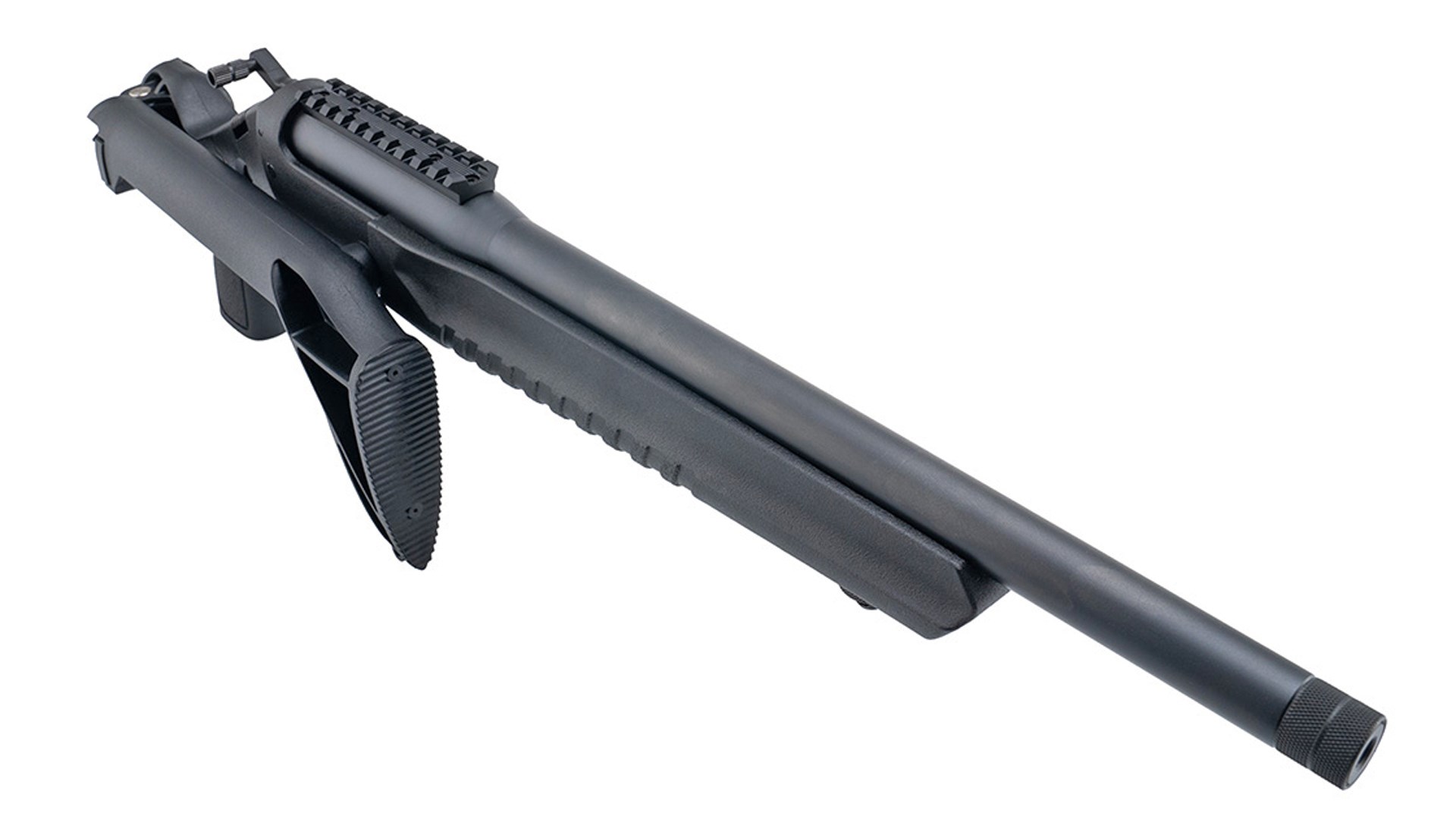 Top view of the Rossi Lightweight Carbine with its stock folded.