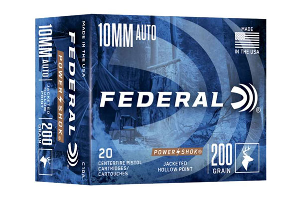 Federal Ammunition Adds 10mm Auto to Power-Shok Line
