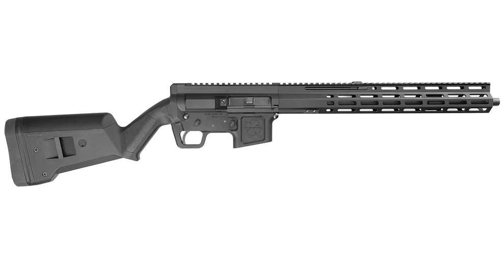 Right side of the all-black FM Products Ranch Rifle.