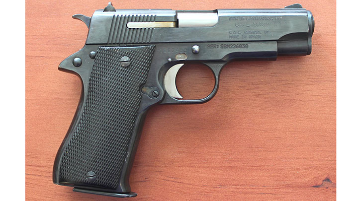 The 9 mm chambered, Spanish manufactured, Star BM handgun.