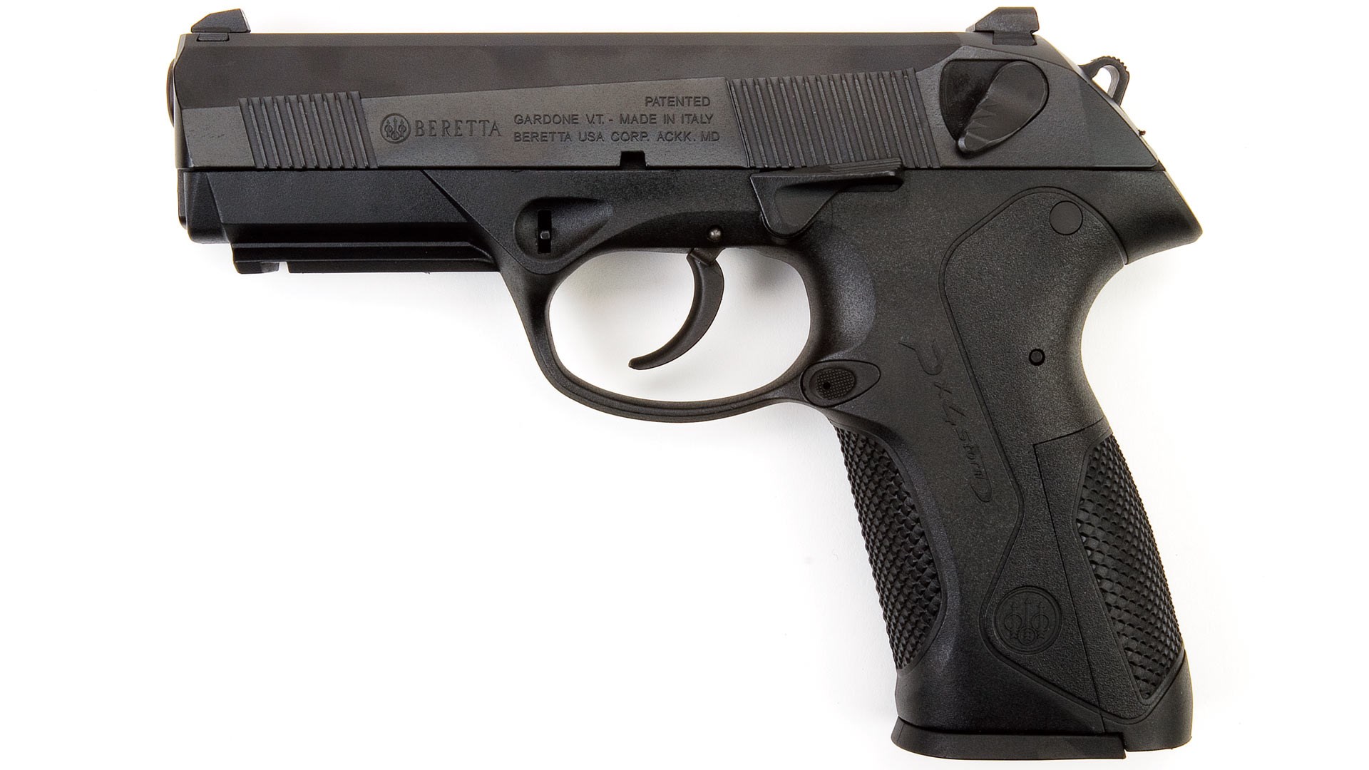 Beretta Px4 Storm Compact left-side view pistol handgun black 9 mm