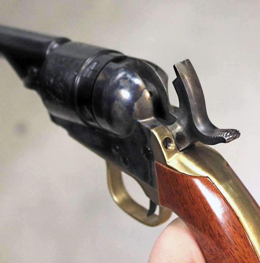 cocked 1862 pocket navy conversion