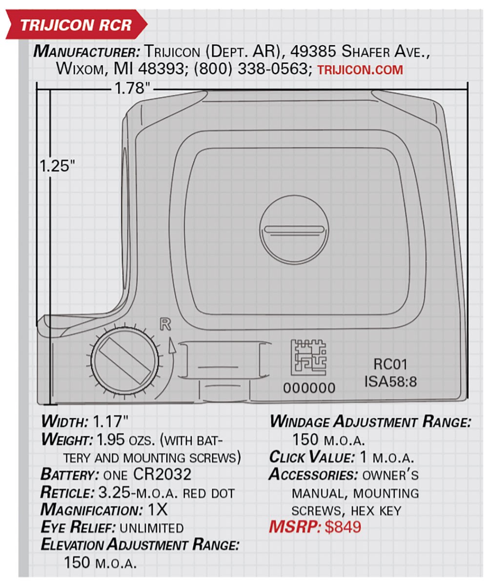 trijicon rCR specs