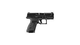 right side of beretta apx a1 compact pistol 9 mm handgun black color on white background gun of the week