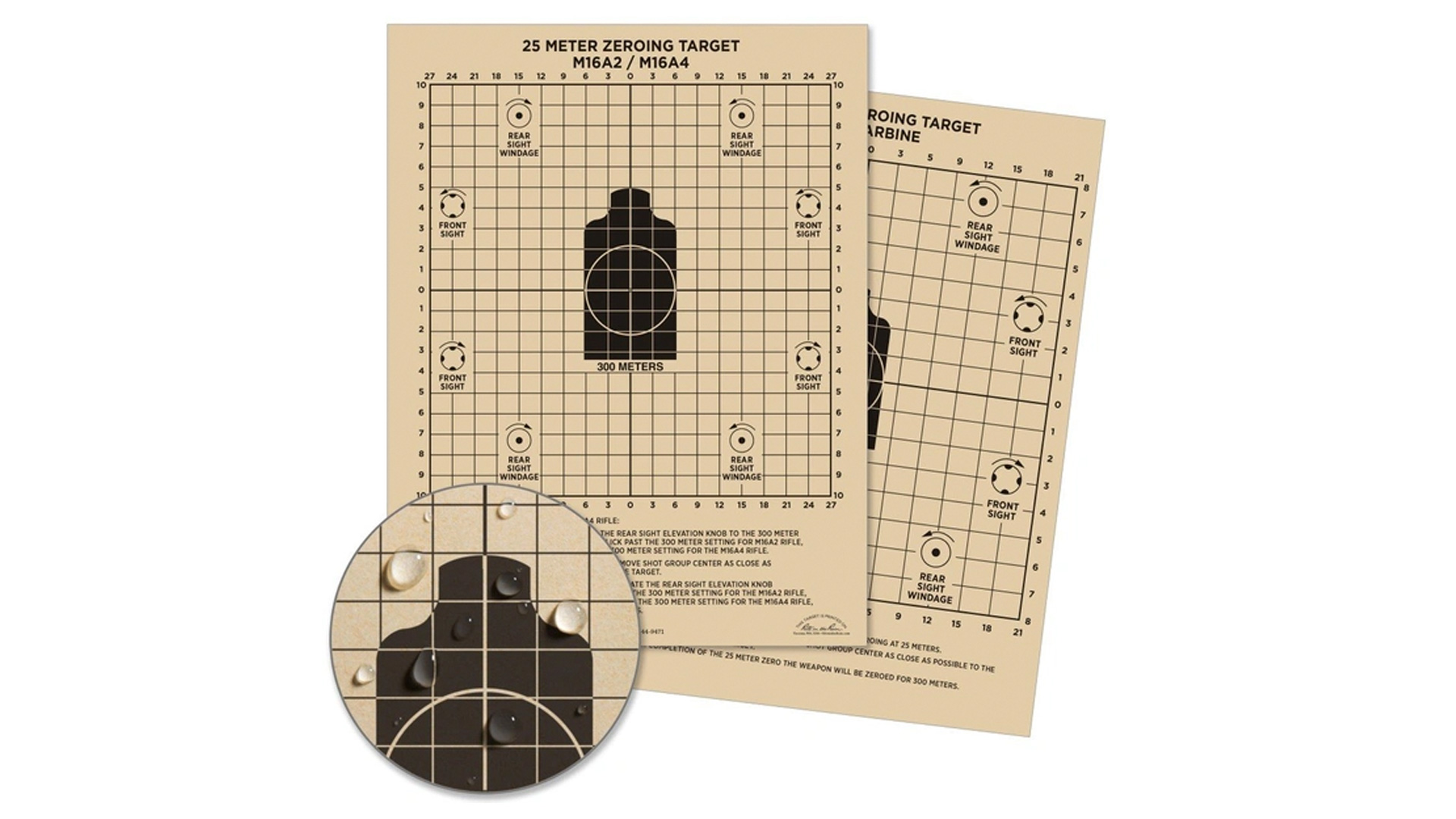 Preview: Rite In The Rain 25 Meter M16A2/M4 Zeroing Targets | An Official Journal Of The NRA