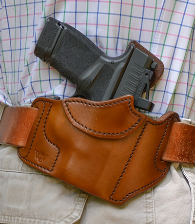 Predator holster from Wright Leather Works