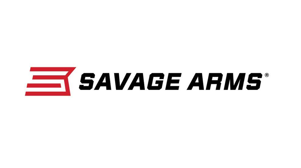 Savage Arms logo bold red and black
