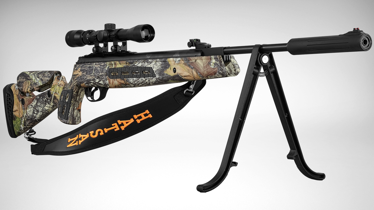 Hatsan MOD 125 Sniper Camo Vortex QE .22 Caliber Air Rifle with Pellets  Bundle