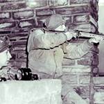U.S. Troops Using Captured Small Arms in World War II